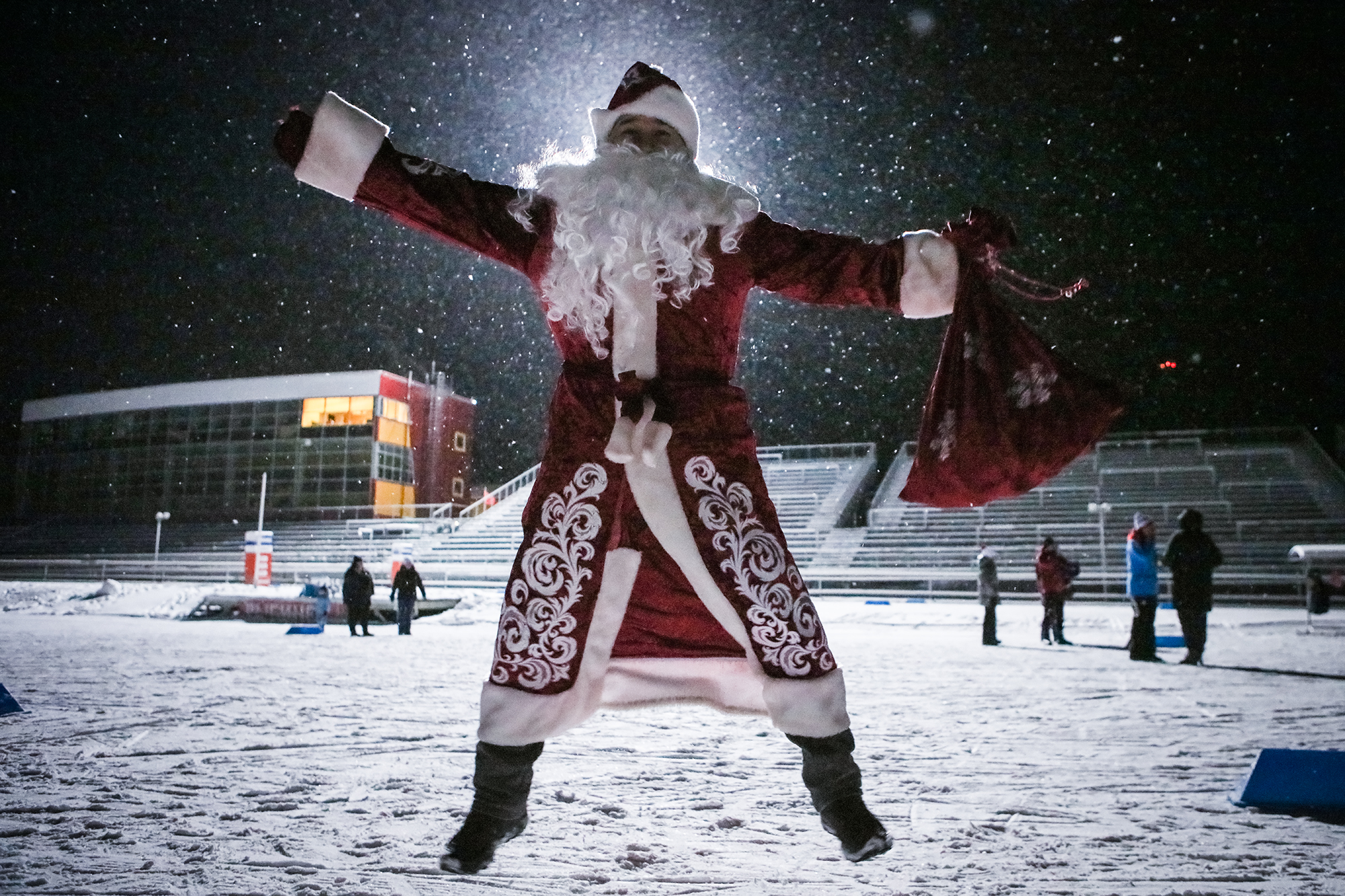 Новогодний праздник в Демино